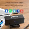 Sanju C185 high-definition 1080P desktop laptop digital camera conference online course video with microphone