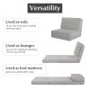 Convertible Lounger Folding Sofa Sleeper Bed