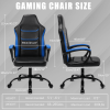 Ergonomic Gaming Chair, Comfortable Computer Chair for Heavy People, PU Leather Video Game Chairs for Adults, Adjustable Office Chair Gamer Chair