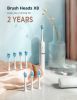 Fairywill P11 Whitening Sonic Electric Toothbrush Rechargeable 8 Brush heads